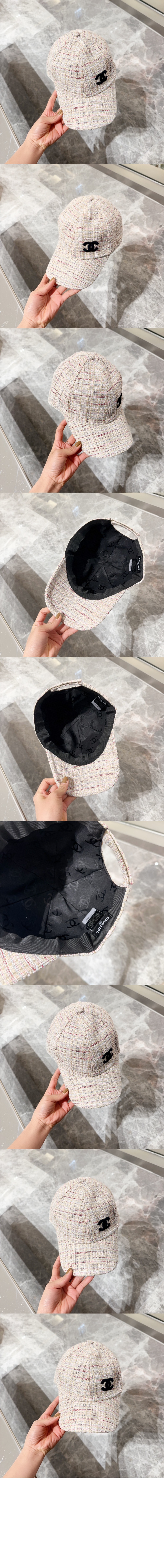 샤넬 니트 베이스볼 캡 AA2278