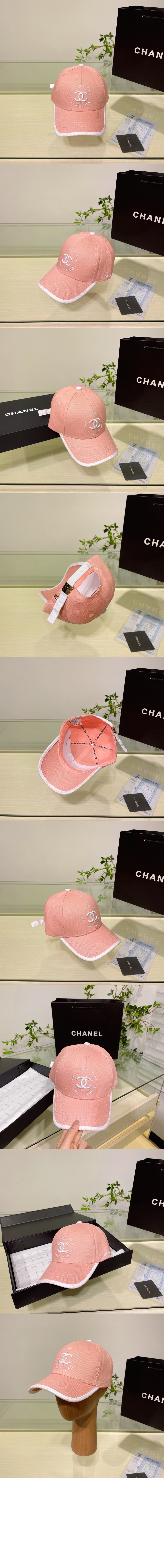 샤넬 자수 베이스볼 캡 AA8843
