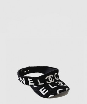 샤넬 로고 테리 선캡 AA9009