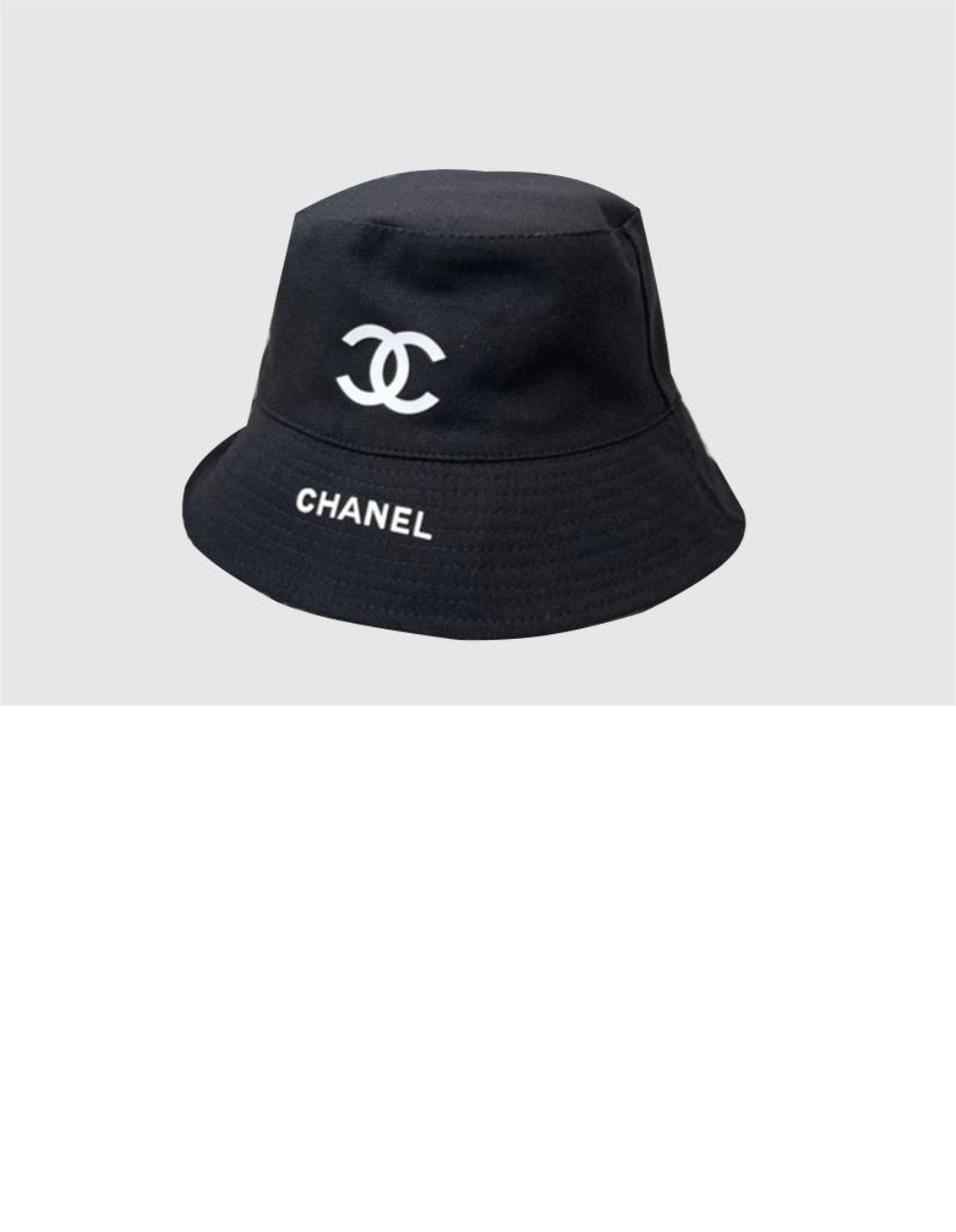 샤넬 CC 로고 버킷햇 AA6372