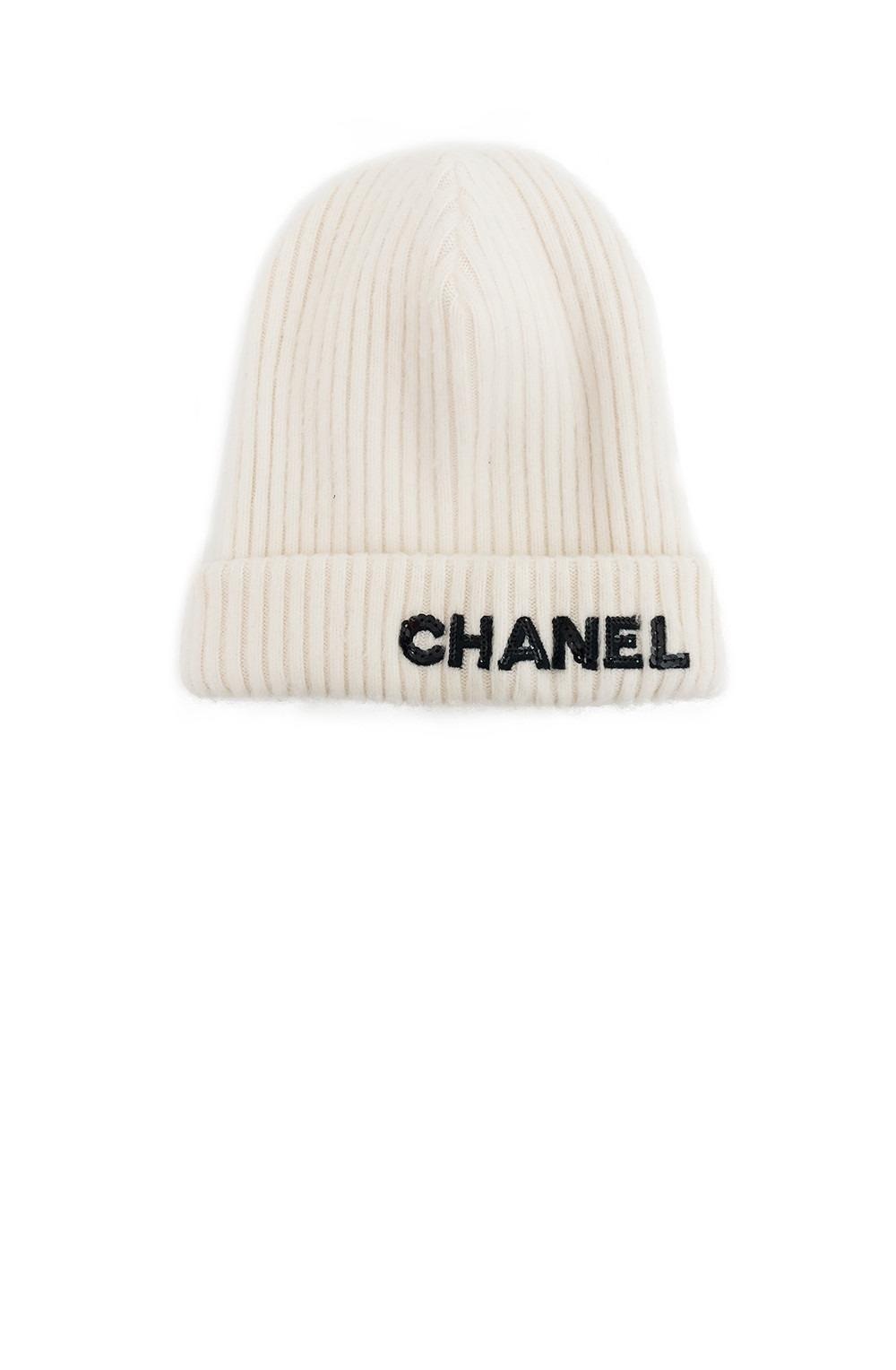 샤넬 로고 비니 AA8162