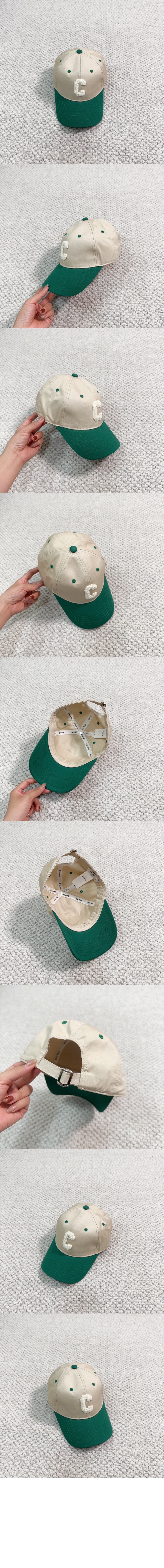 셀린느 코튼 이니셜 베이스볼 캡 2AP059