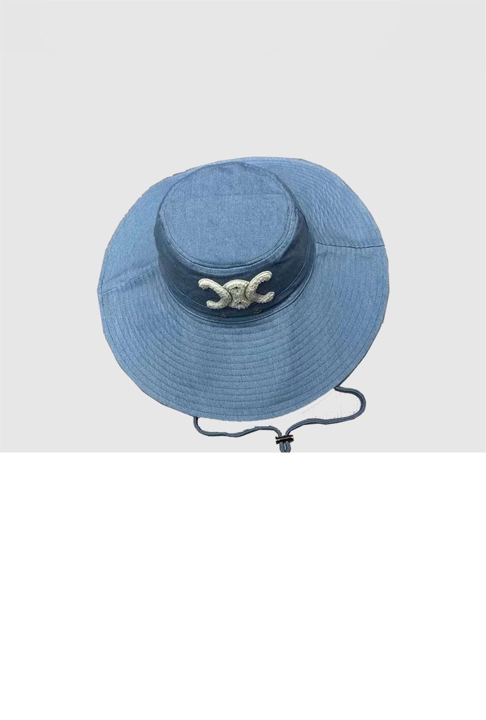셀린느 코튼 이니셜 버킷햇 2AUE17