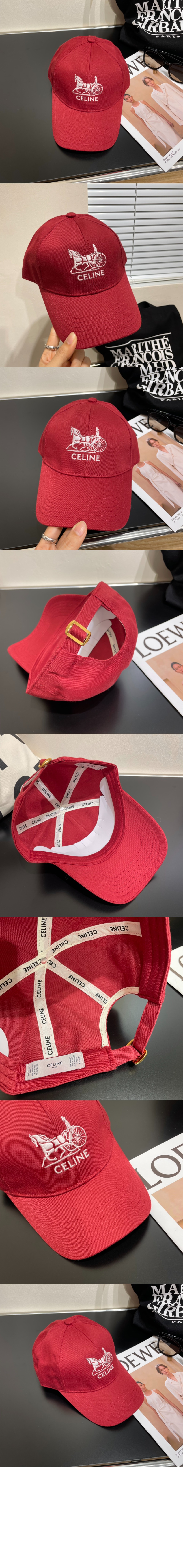 셀린느 윌턴 베이스볼 캡 2AK046