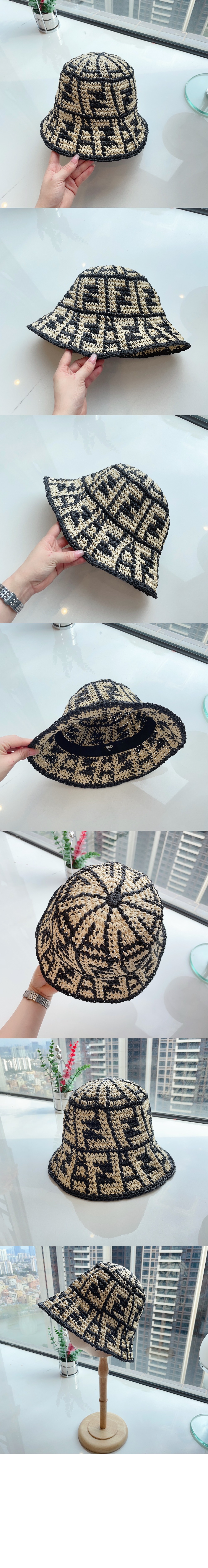 펜디 니트 벙거지 FXQ571