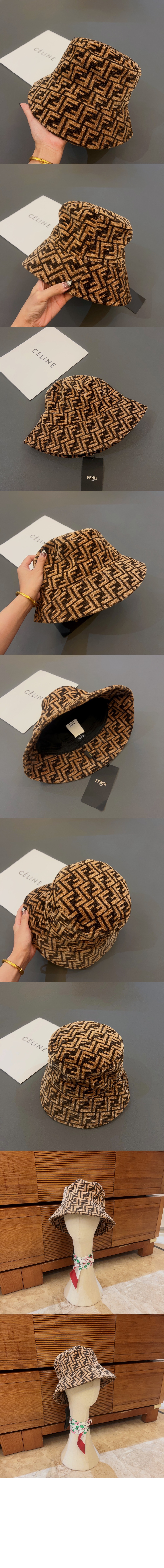 펜디 벙거지 FXQ483