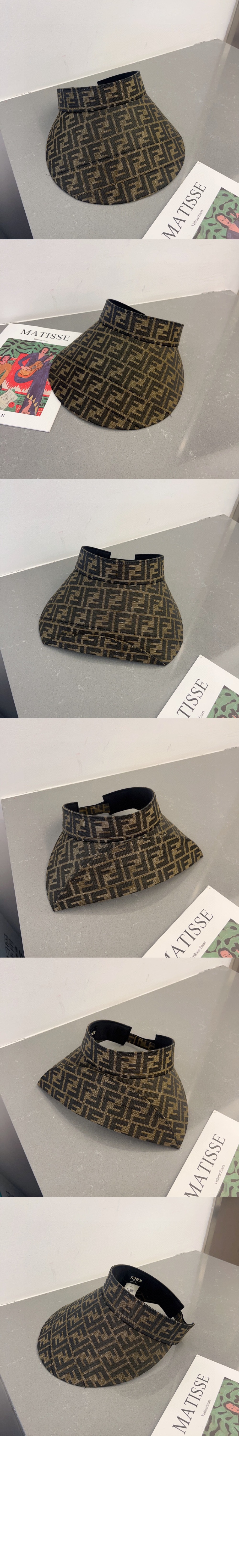 펜디 캔버스 선캡 FXQ912