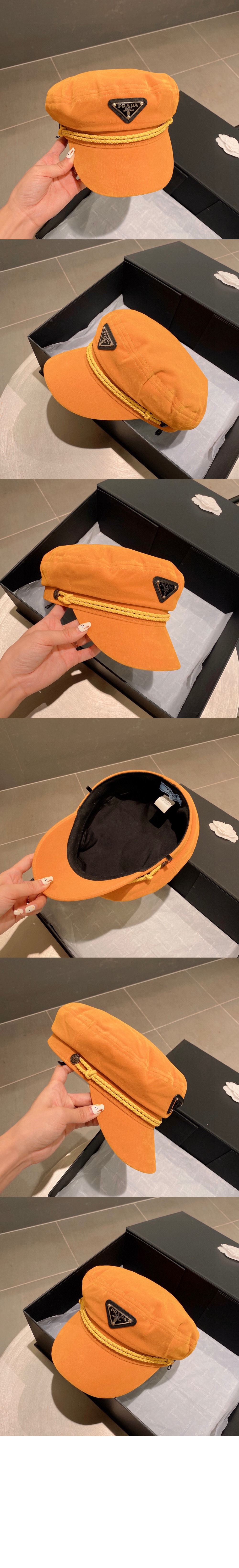 프라다 팔각 모자 2HC137