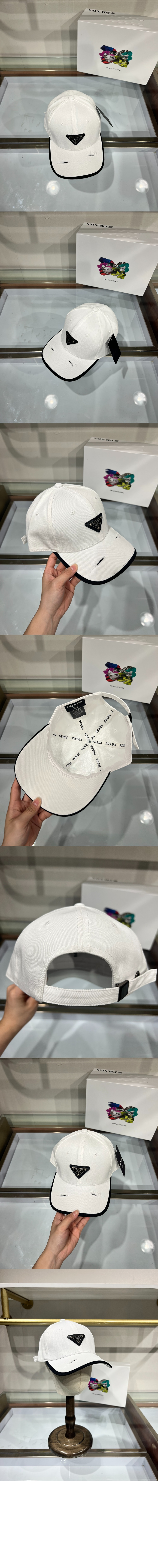 프라다 베이스볼 캡 1HC463