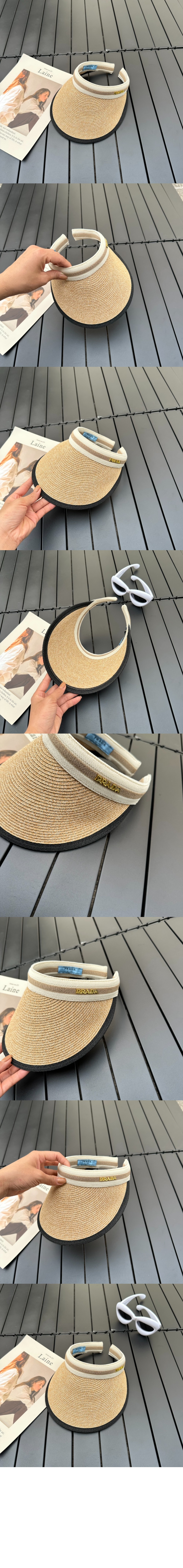 프라다 선캡 2HC199