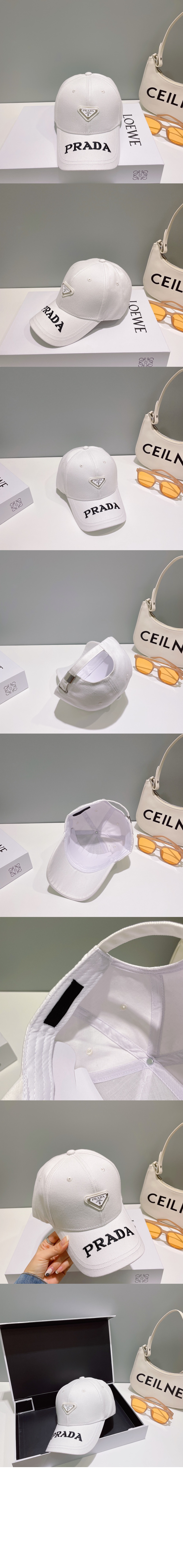 프라다 베이스볼 캡 1HC634