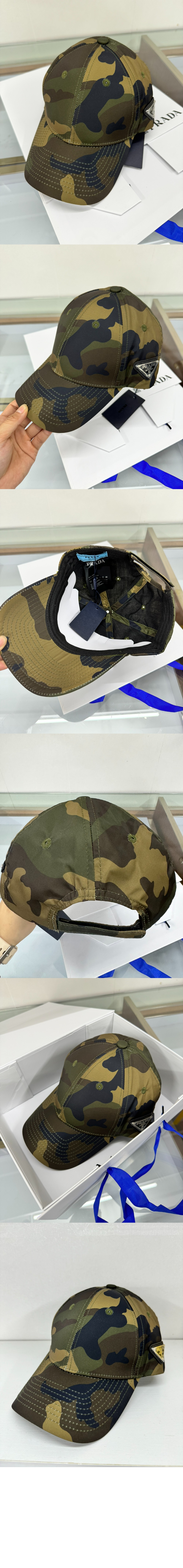 프라다 카무플라주 베이스볼 캡 1HC422