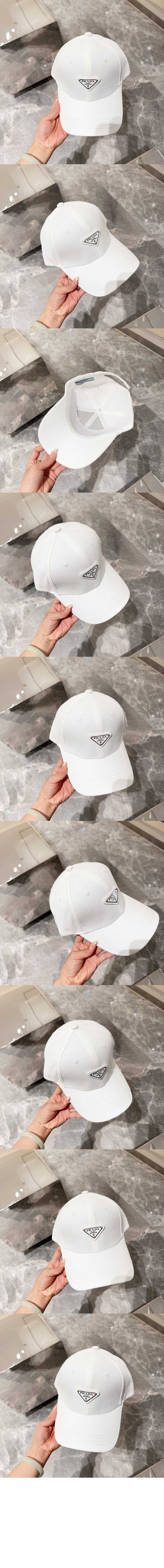 프라다 로고 베이스볼 캡 2HC231