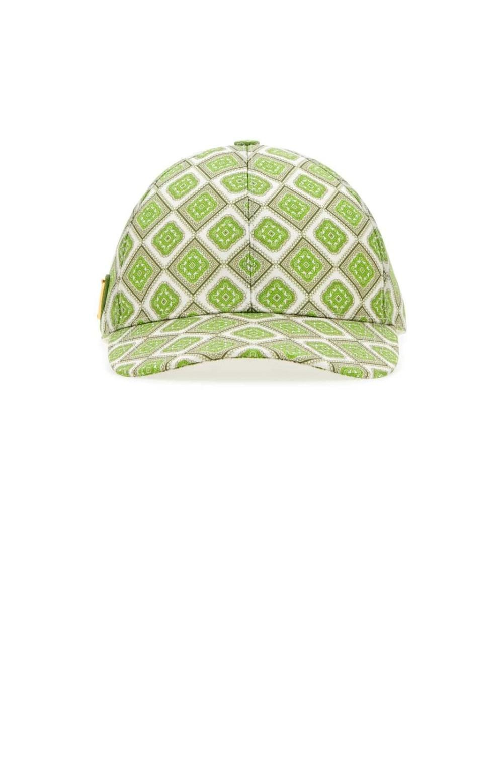 프라다 로고 프린트 베이스볼 캡 1HC274