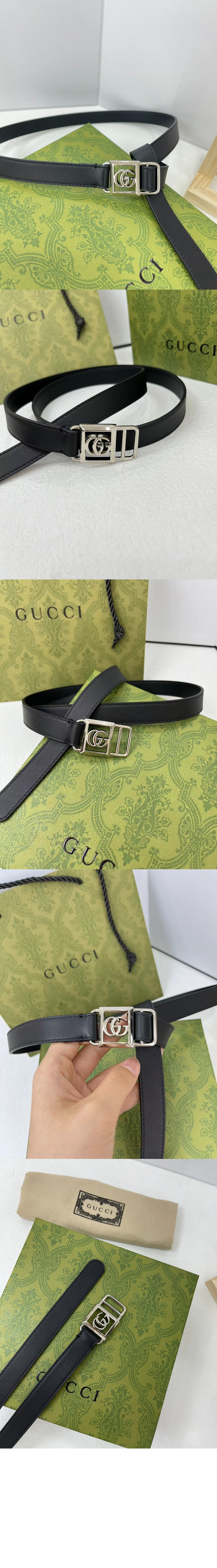 구찌 GG버클 파인버전 벨트 790232