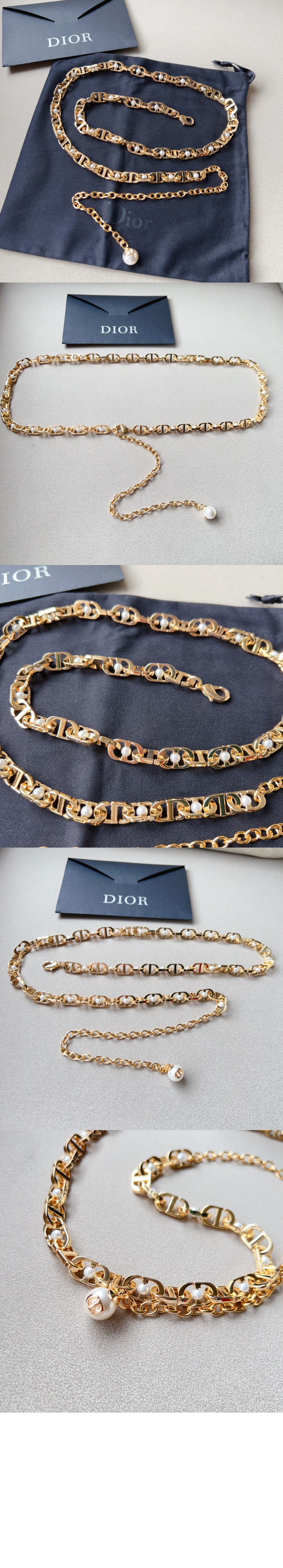 디올 체인 벨트 B0524