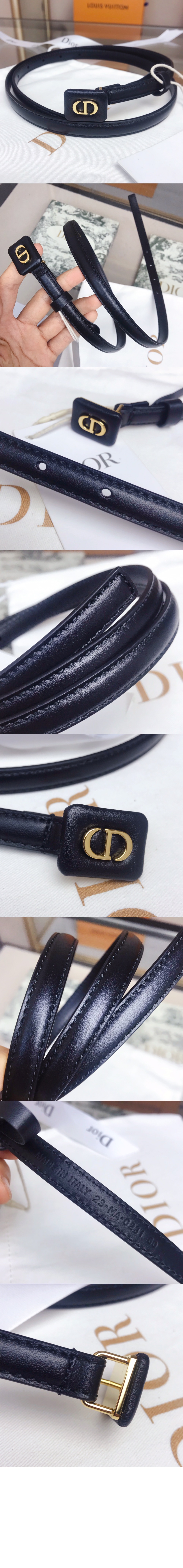 디올 CD 로고 바비 벨트 B0082