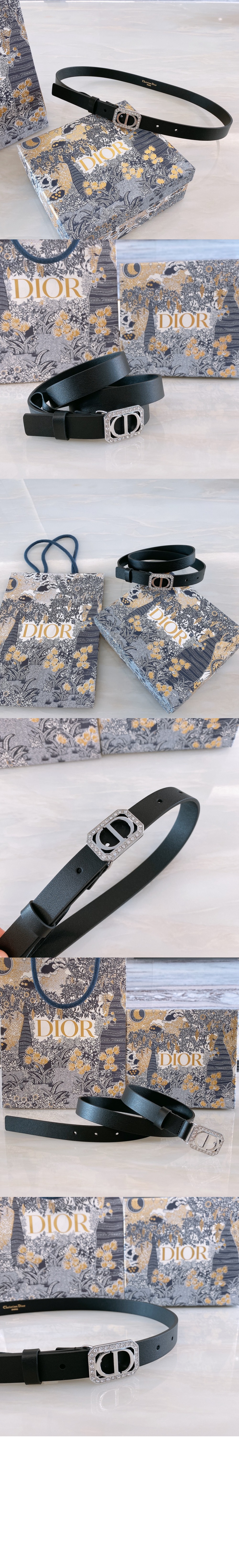 디올 몽테뉴 크리스탈 벨트 B0297