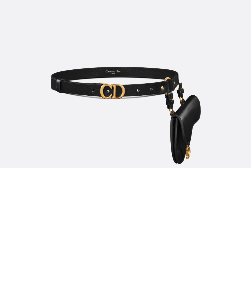 디올 Saddle 탈착식 파우치 벨트 B0481