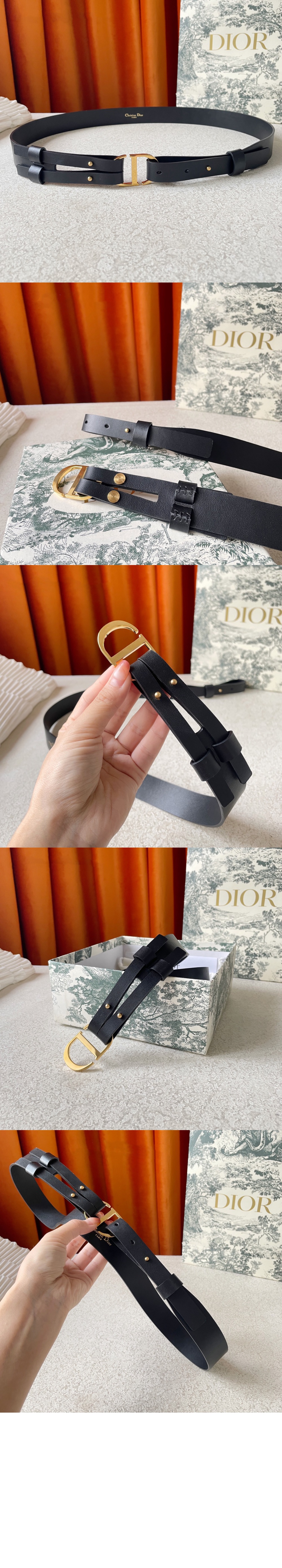 디올 30 몽테인 리버서블 벨트 B0305