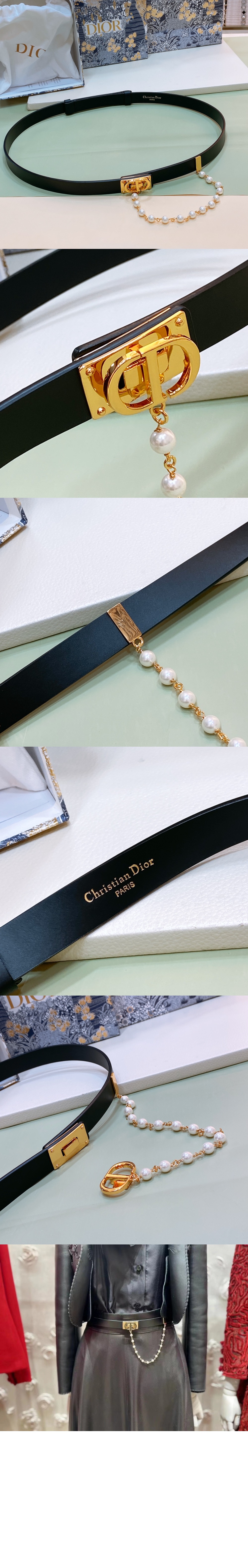 디올 Dior Caro 벨트 B0413