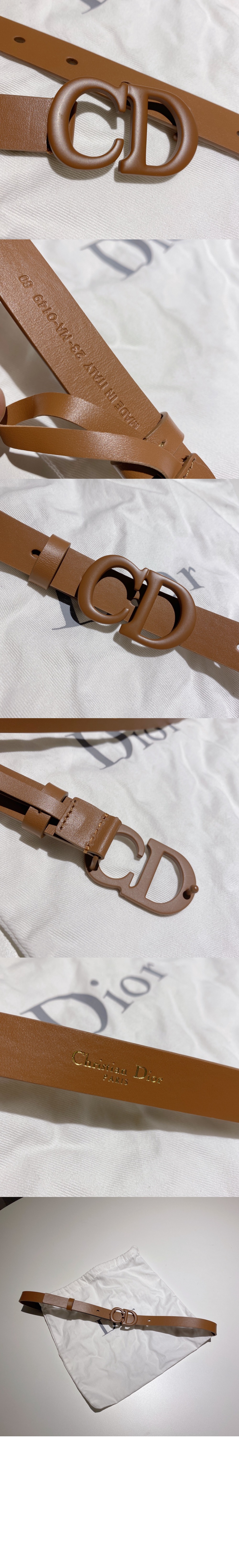 디올 리버서블 벨트 B0042