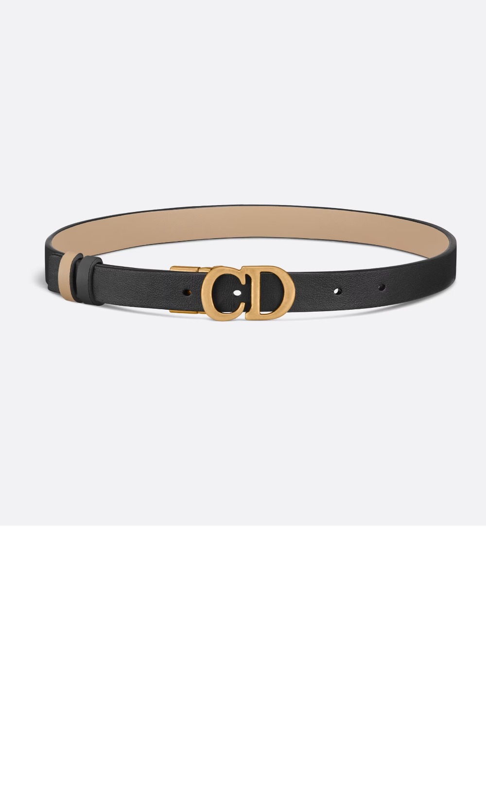 디올 안장 리버서블 벨트 B0335