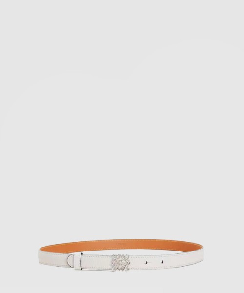 로에베 곡물 소가죽 벨트