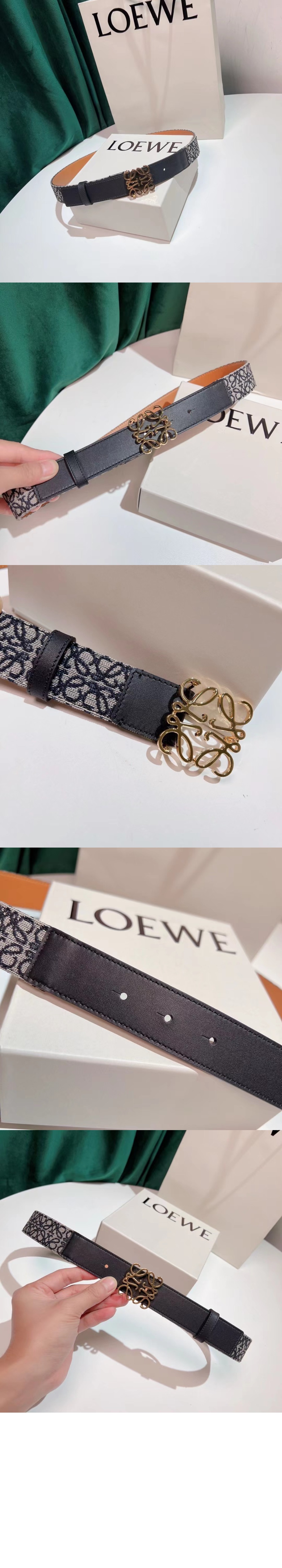 로에베 애너그램 벨트