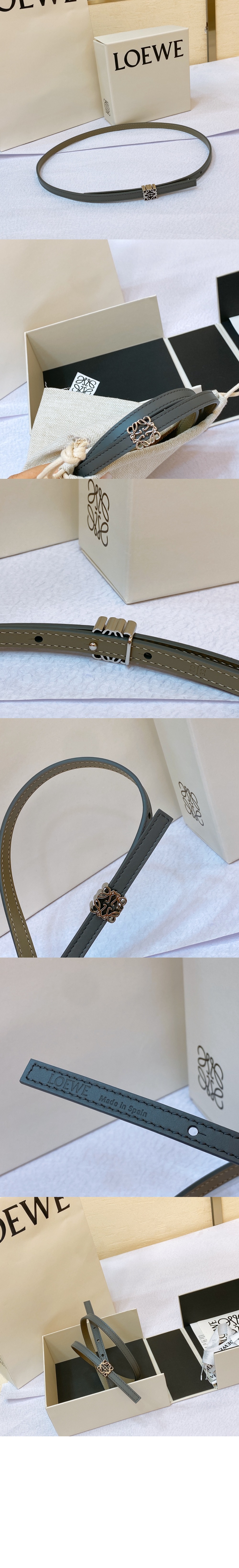 로에베 리버서블 애너그램 큐브 벨트