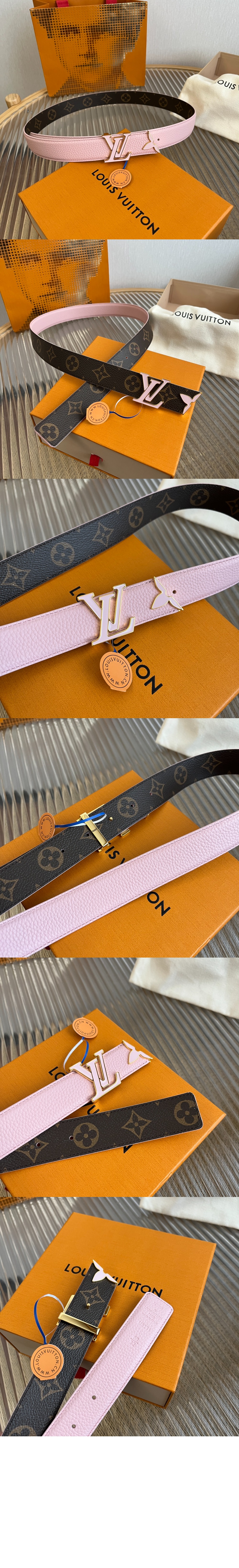 루이비통 LV 플라워그램 벨트 M8231U