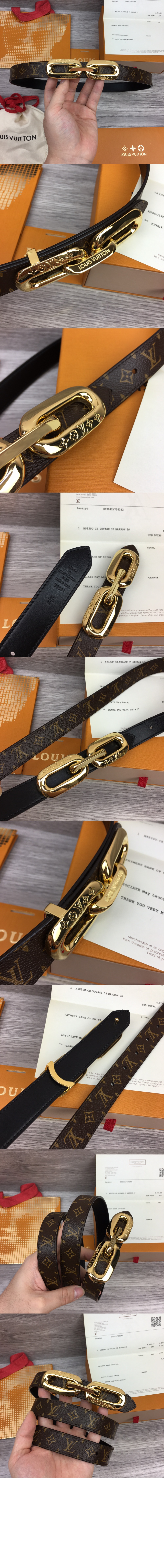 루이비통 LV 에지 리버서블 벨트 M0691W