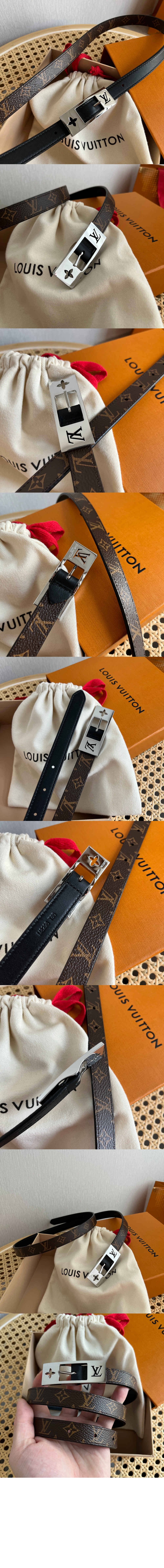 루이비통 LV 듀오 리버서블 벨트 M8296W