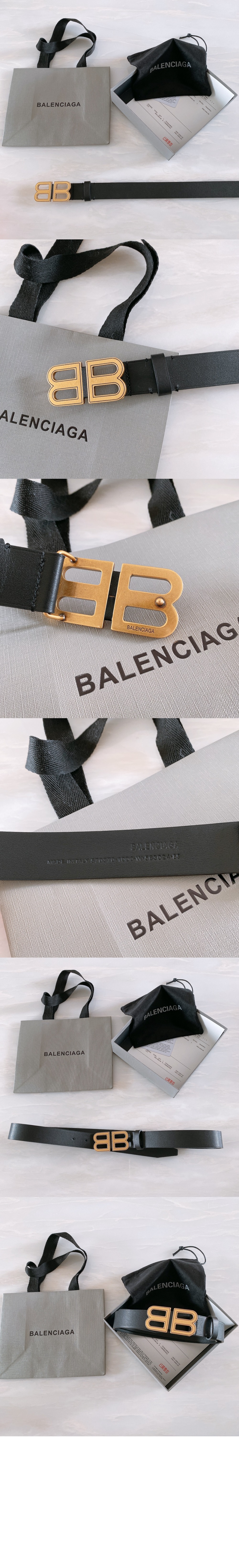 발렌시아가 BB 씬 벨트 673518