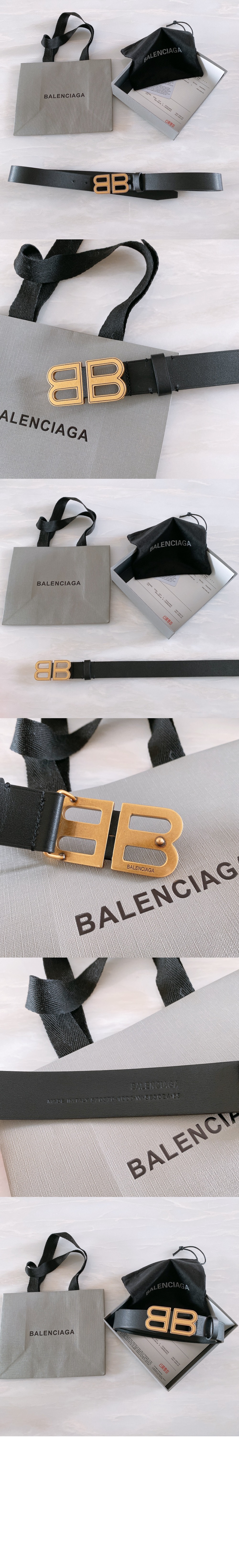 발렌시아가 BB 씬 벨트 673523