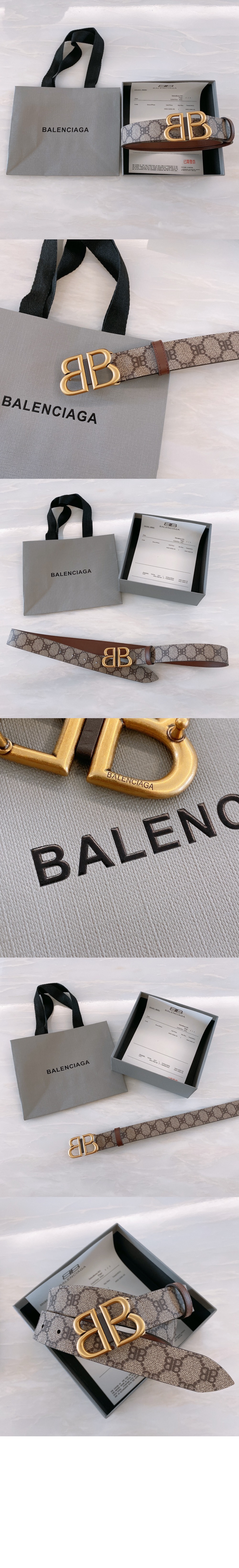 발렌시아가 BB 벨트 416112