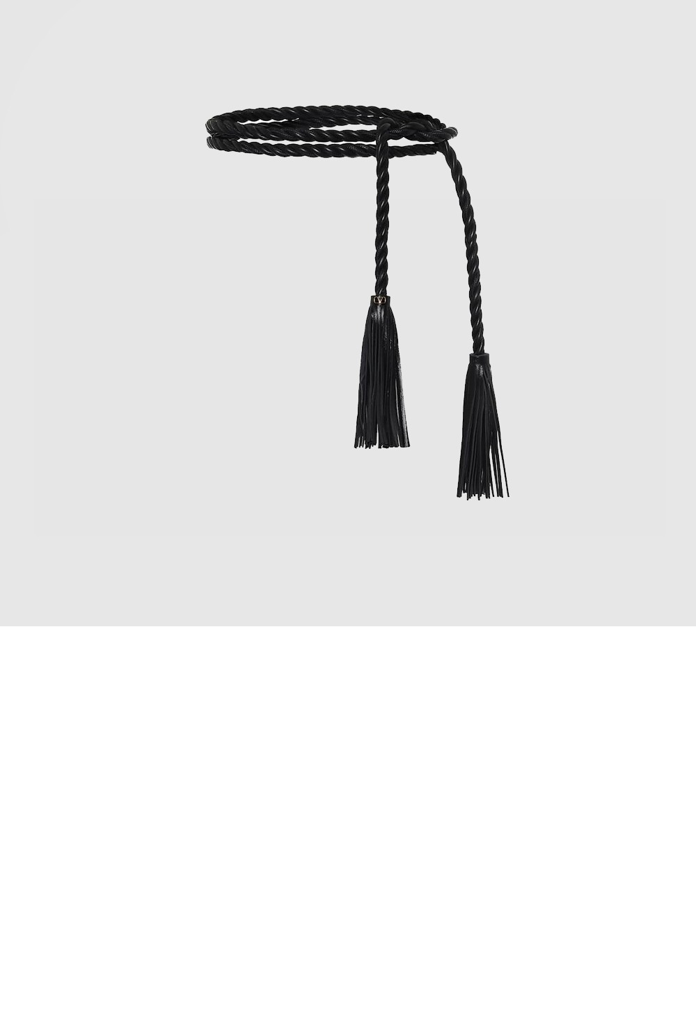 발렌티노 로프 웨빙 랩 벨트