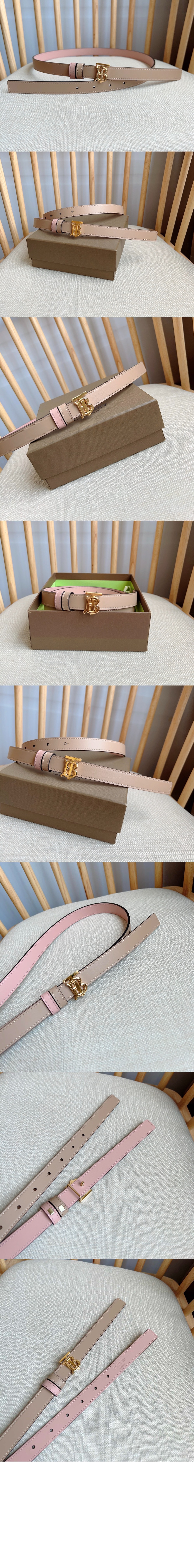 버버리 레더 리버시블 TB 벨트 80660501