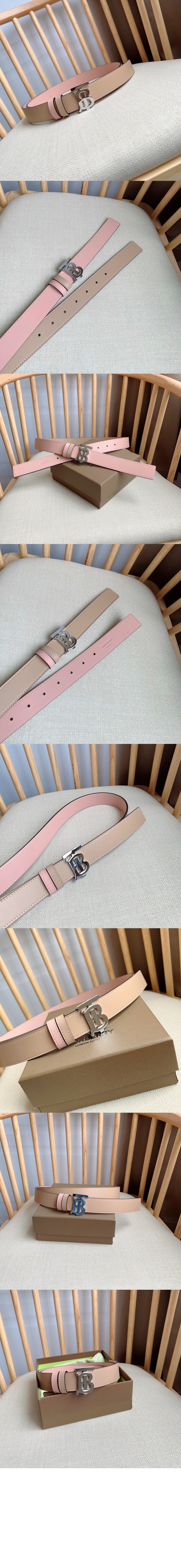 버버리 리버시블 레더 TB 벨트 80660521