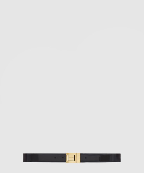 생로랑 레더 버클 벨트 658517