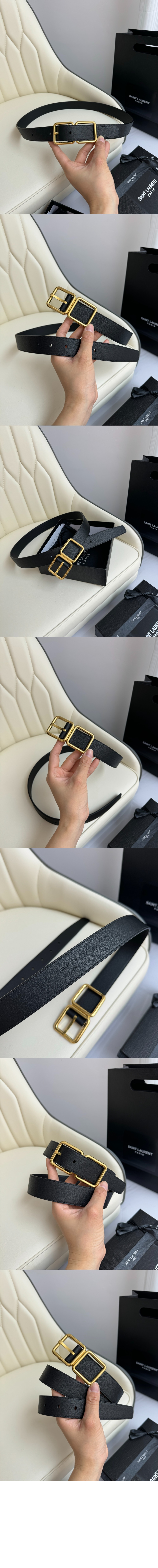 생로랑 가죽 벨트 G1N062