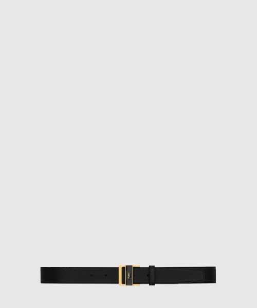 생로랑 박스 가죽 소재의 벨트 788067