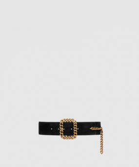 생로랑 사각 체인 버클 벨트 640570