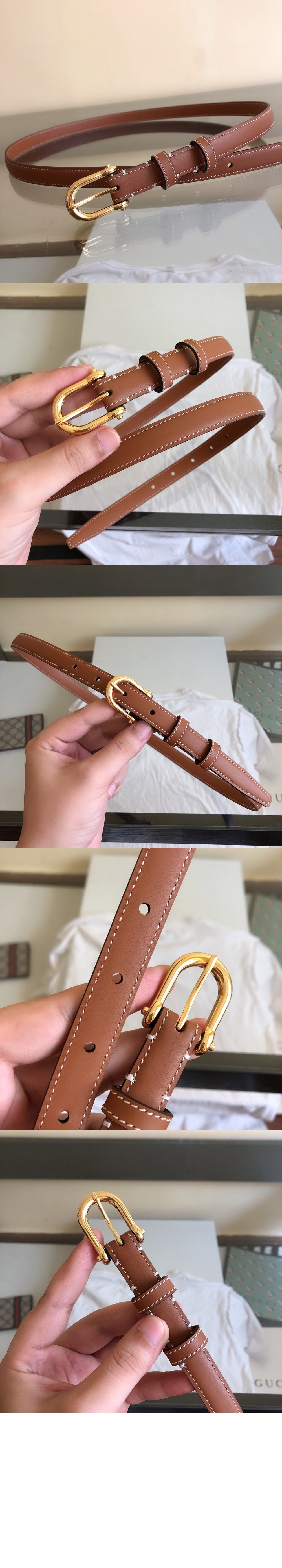 셀린느 카프스킨 벨트 45AIC3