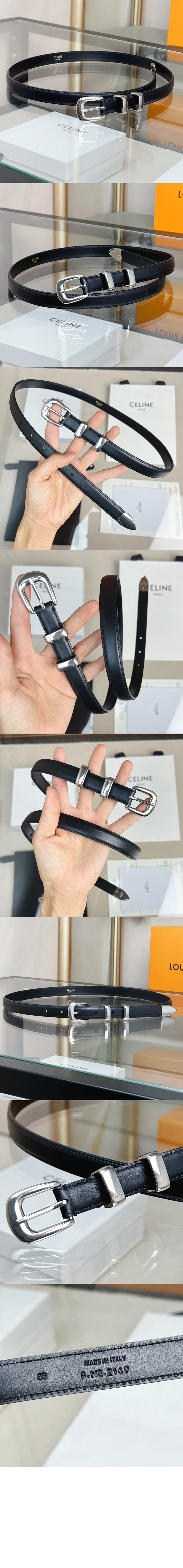 셀린느 카프스킨 벨트 45B273