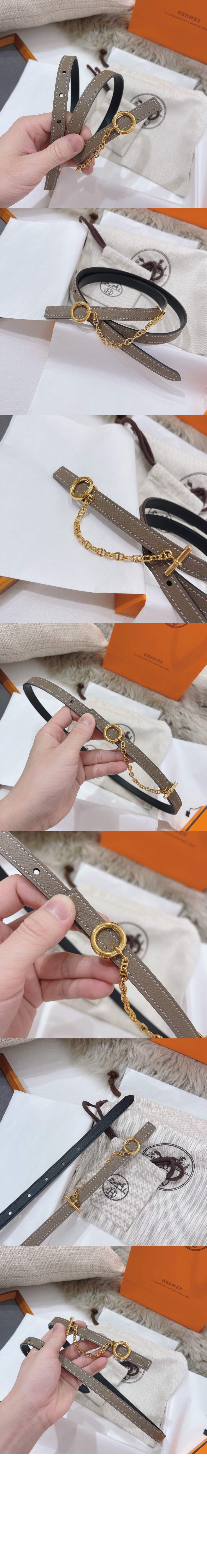 에르메스 캐러셀 리버서블 벨트