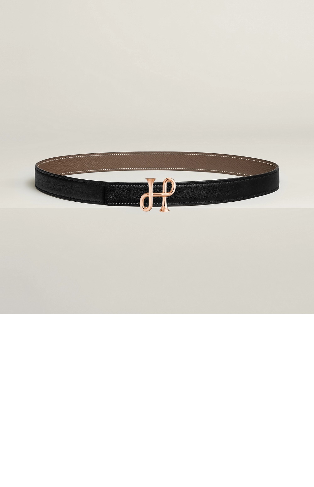 에르메스 H 커시브 리버서블 벨트