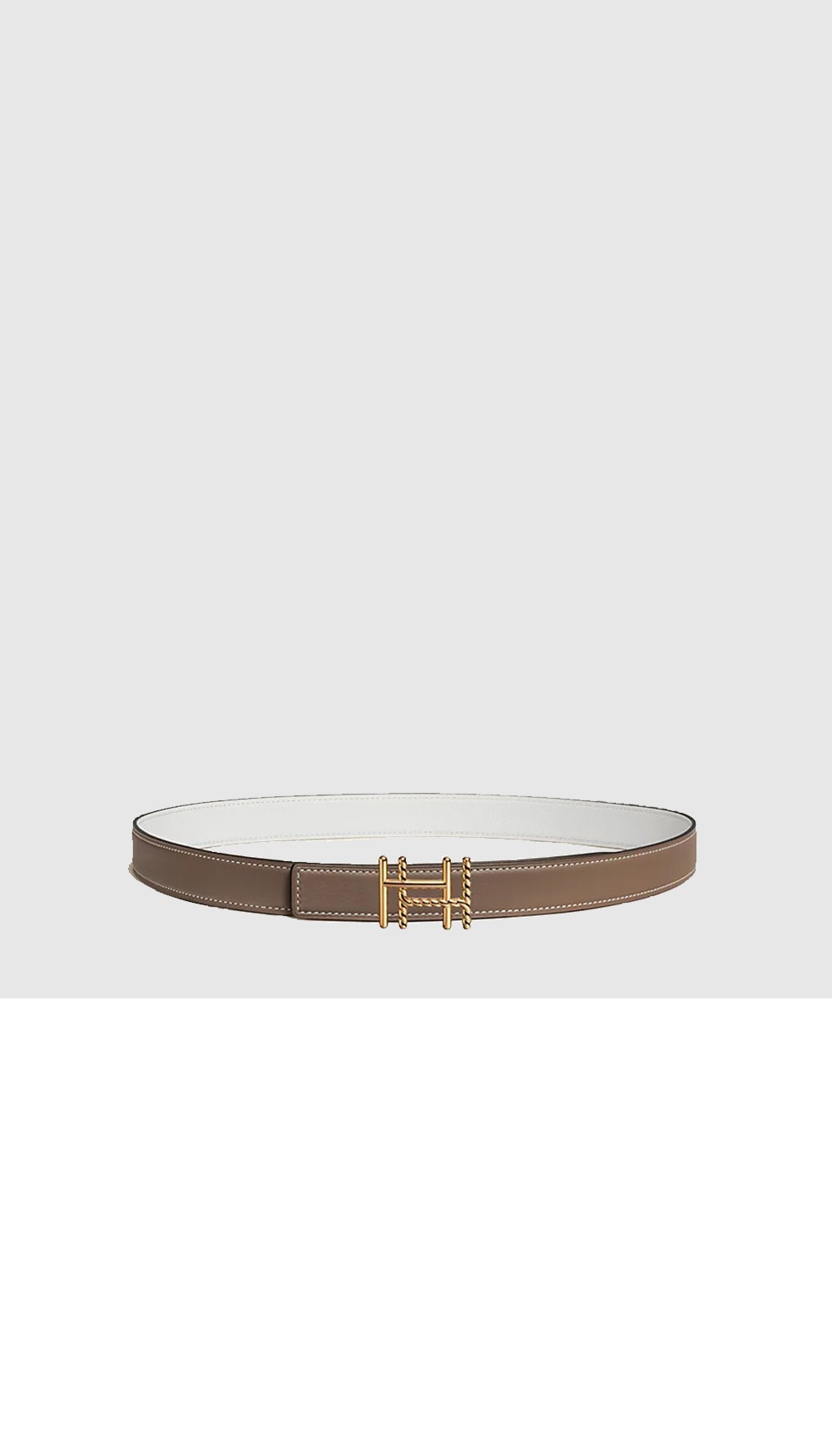 에르메스 양면 가죽 벨트