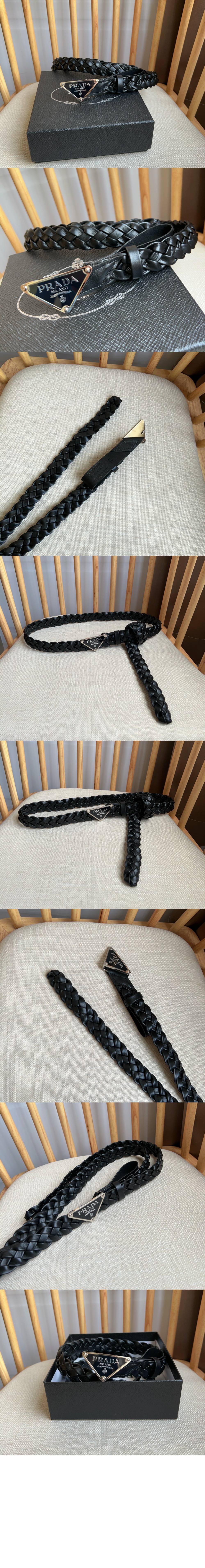 프라다 나파 가죽 벨트 2CS114