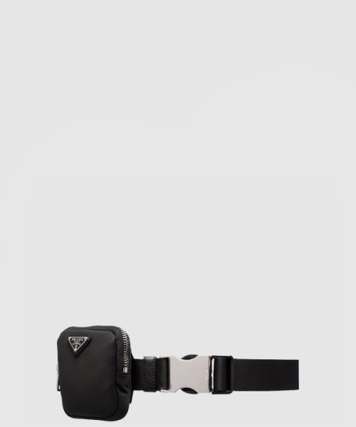 프라다 로고 파우치 버클 벨트 2CN076